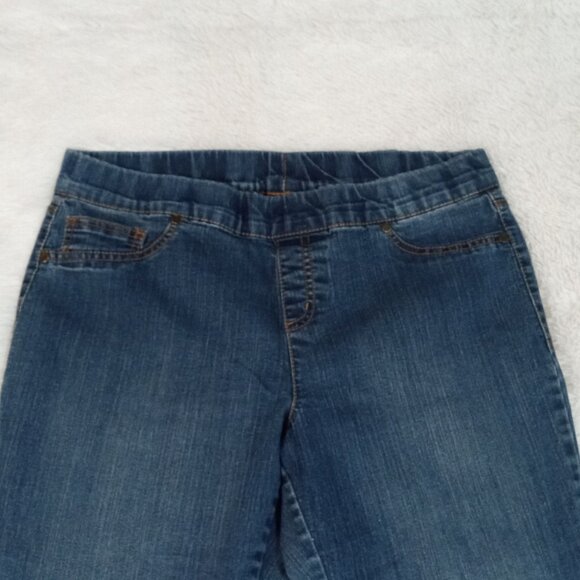 Faded Glory Women's 3 Pocket, Stretch Denim Jeans (Size 14) Color: Medium Blast - Picture 2 of 7